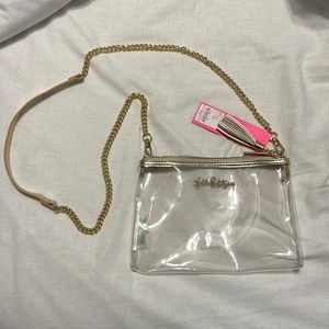Lilly Pulitzer clear purse